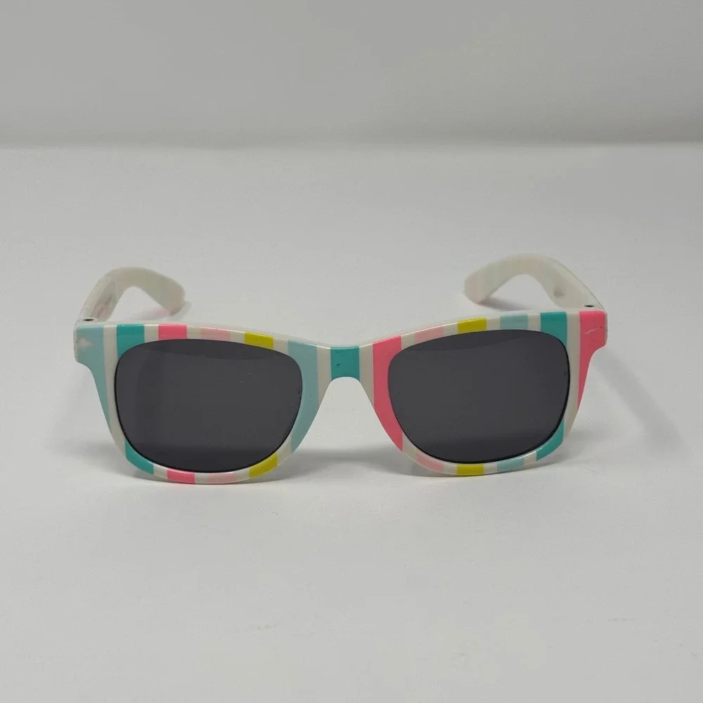 Carters Sunglasses Girls Multicolor Striped Retro Wayfarer Beach‎ Summer